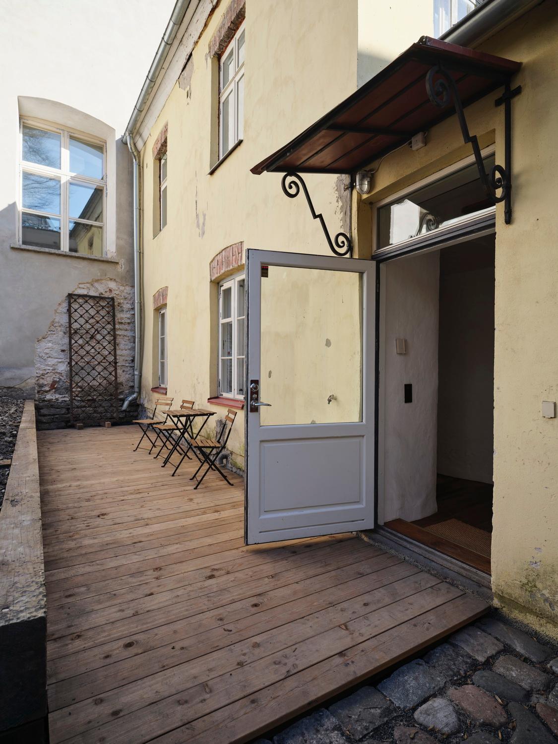 Historic Apartment With Private Garden In Old Town Tallinn Exteriér fotografie