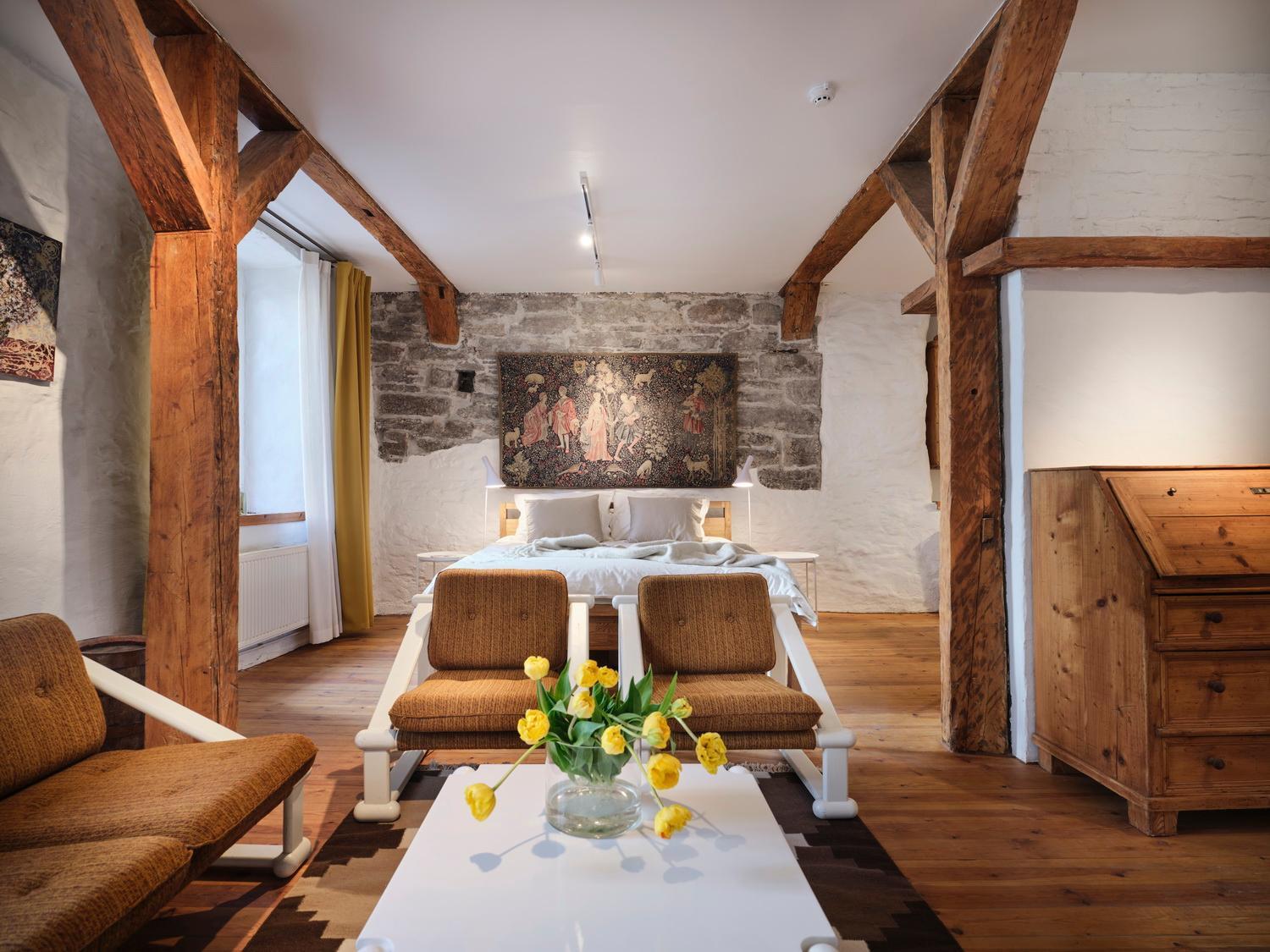 Historic Apartment With Private Garden In Old Town Tallinn Exteriér fotografie
